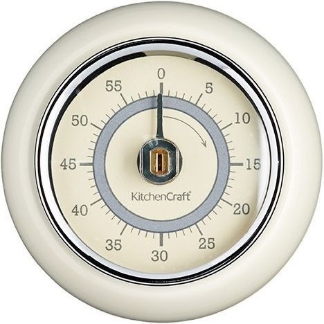 Kitchen Craft Таймер на 60 минут Cream LNTIMCRE