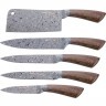 Набор ножей agness на деревянной подставке, 6пр. Agness (911-605)