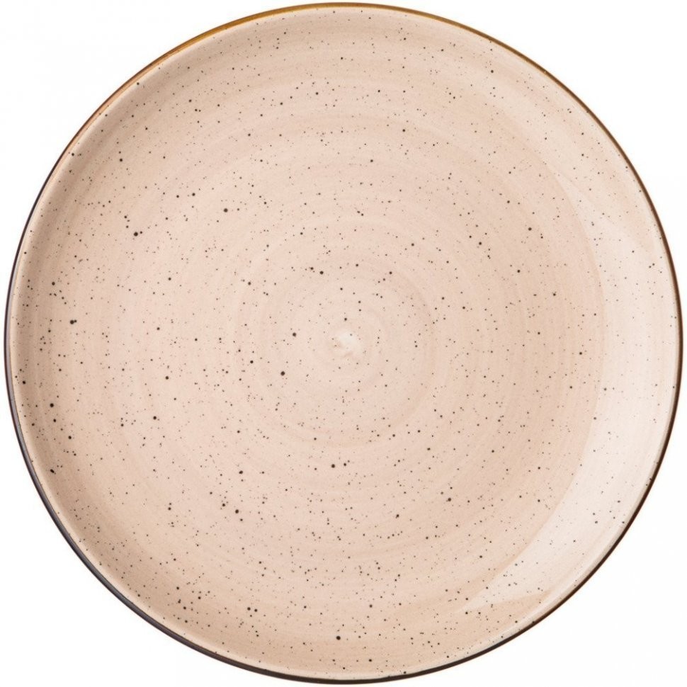Набор тарелок закусочных bronco "nature" 2 шт. 23 см бежевый (263-1121)