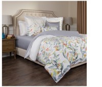 Кпб 1.5 сп &quot;гармоника&quot;,хлопок 100%,цветы+серый,под150*215 -1шт., пр 180*220 -1шт., нав 70*70*5-2шт SANTALINO (985-246)