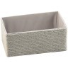 Корзина для хранения lian, 30х20х12 см, светло-серая (74856)