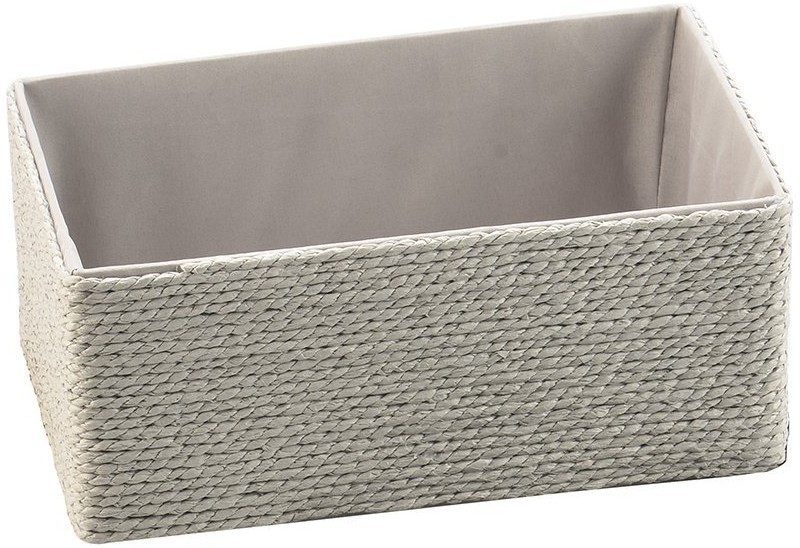 Корзина для хранения lian, 30х20х12 см, светло-серая (74856)