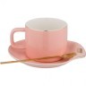 Чайный набор "break time" на 1пер. 3пр. 200мл, розовый Lefard (90-1014)