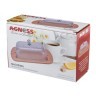 Масленка agness с пластиковой крышкой 19*12*7 см (912-018)