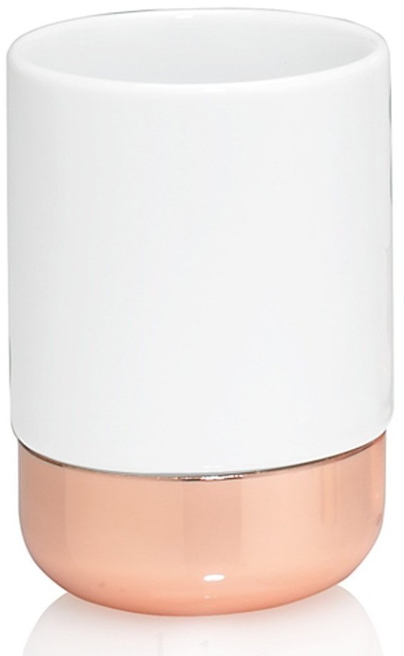 Andrea House Стакан для зубных щеток Porcelain and Copper BA15143