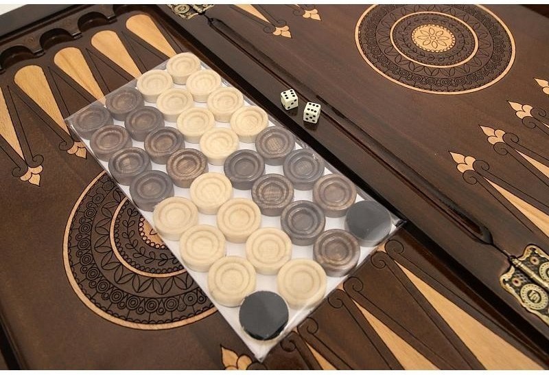 Нарды резные "Лев 1", Simonyan (28617)