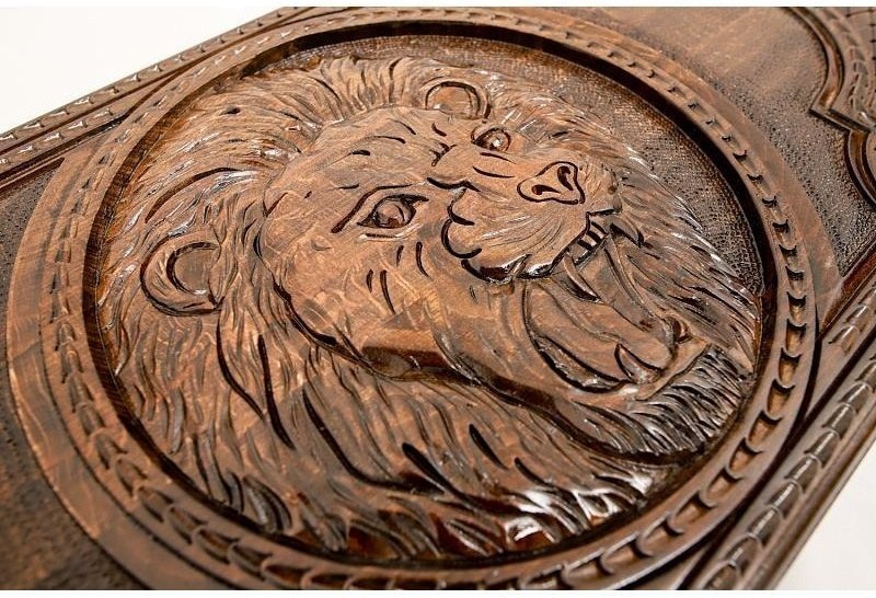 Нарды резные "Лев 1", Simonyan (28617)