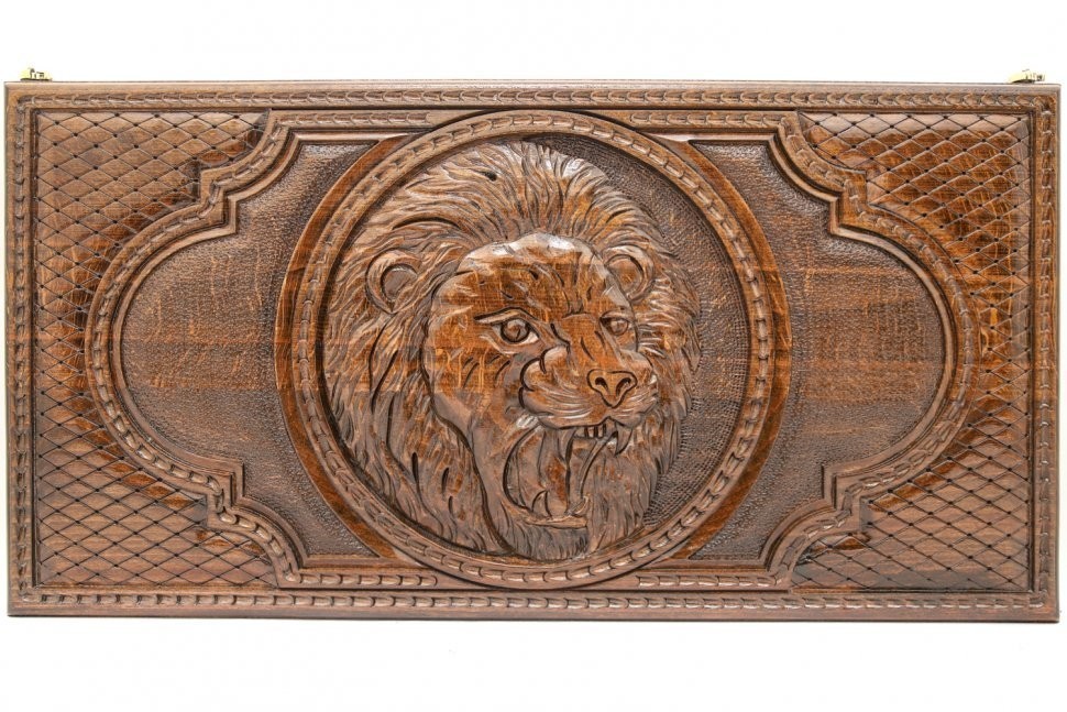 Нарды резные "Лев 1", Simonyan (28617)