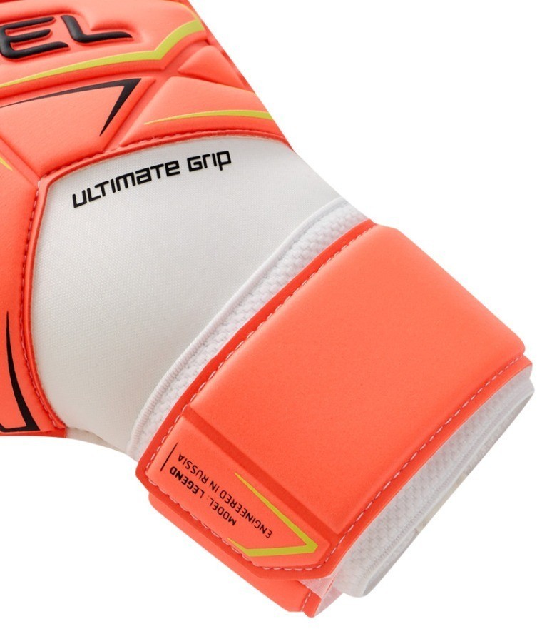 Перчатки вратарские JOGEL Legend UL4 Roll Negative, коралловый (2119327)