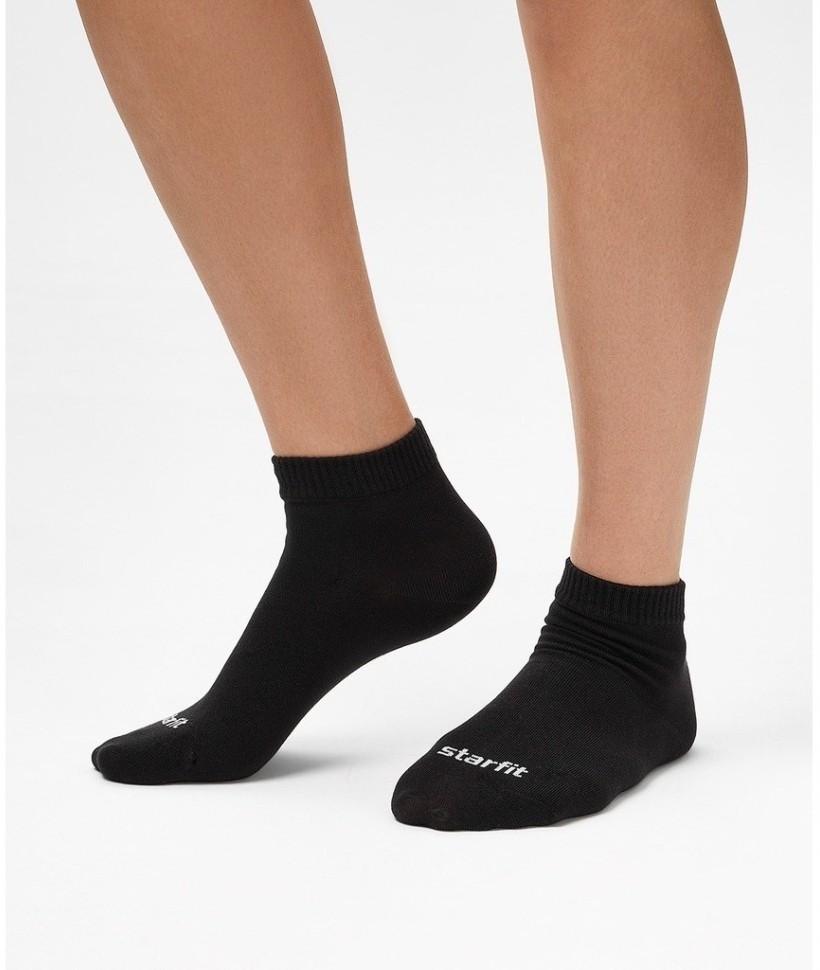 Носки спортивные Starfit Charge, черный, р. 35-38, 5 пар (2126329)