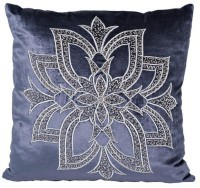 Подушка вышивка, бисер &quot;Цветок&quot; синий 45*45 (TT-00002457)