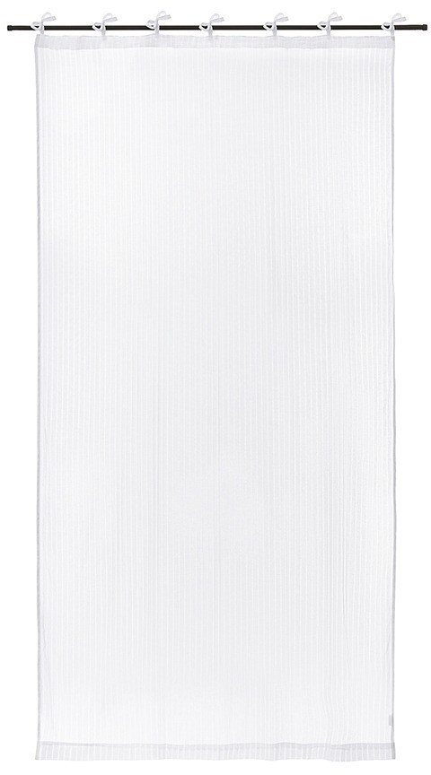 Тюль из хлопка белого цвета из коллекции essential, 140х290 см (76966)