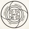 Кастрюля эмалированная agness со стеклянной крышкой серия "секретные ингредиенты" 2.8 л, 20*12 см (915-127)
