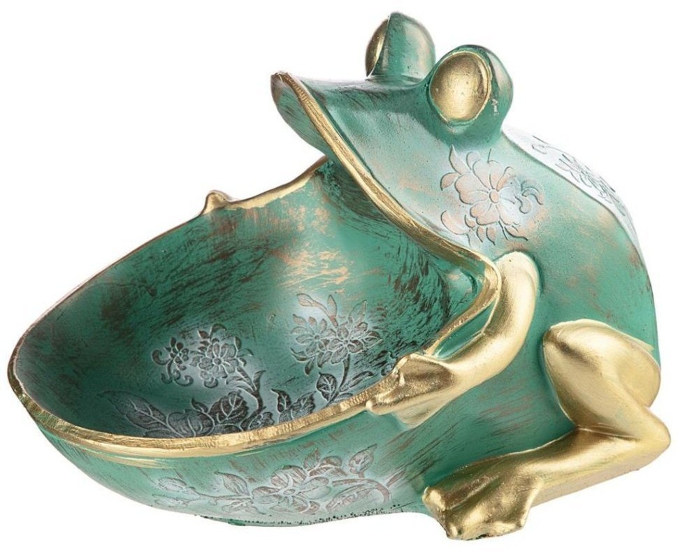 Шкатулка декоративная для мелочей "лягушка" 26*18 см цвет: зеленый Lefard (169-239)