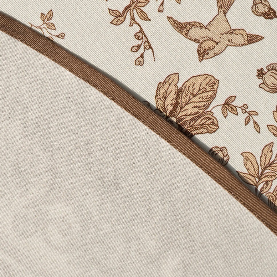 Скатерть овальная "royal garden" 160х220 см ,белый, 100% хлопок, твил, с пропиткой Lefard (850-754-26)