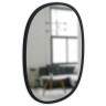 Зеркало овальное hub, 45х60 см, черное (66170)