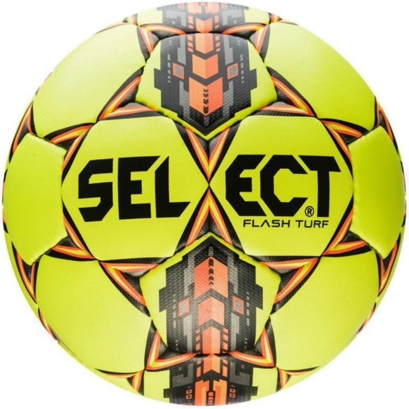 Мяч футбольный Flash Turf IMS, №5, желтый/красный/серый (621294)