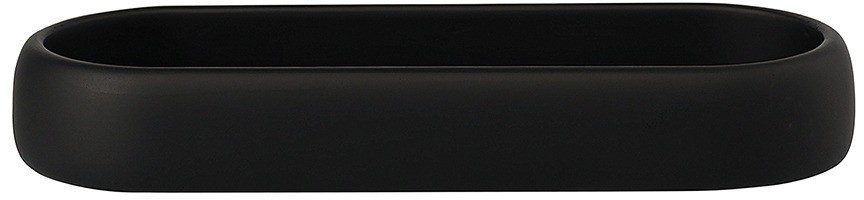 Подставка для ванных принадлежностей slim, черная, малая (78881)