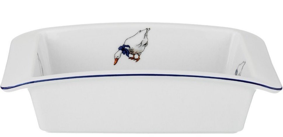 Блюдо для запекания "гуси" 21*13 см. высота 5,5 см. 0,6л G.Benedikt. (658-032)