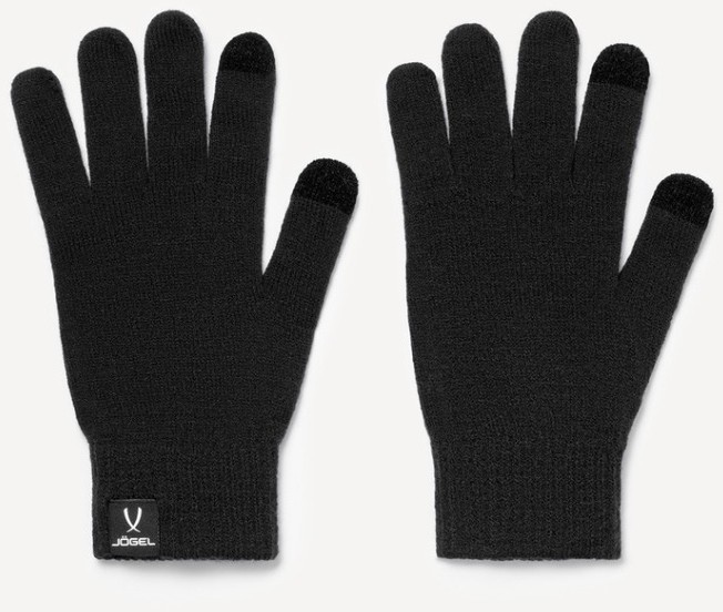 Перчатки JOGEL ESSENTIAL Team Knitted Gloves, черный (2115850)