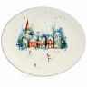 Блюдо овальное agness "с новым годом!" 31,5*25,5*3 см (358-2340)