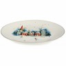 Блюдо овальное agness "с новым годом!" 31,5*25,5*3 см (358-2340)