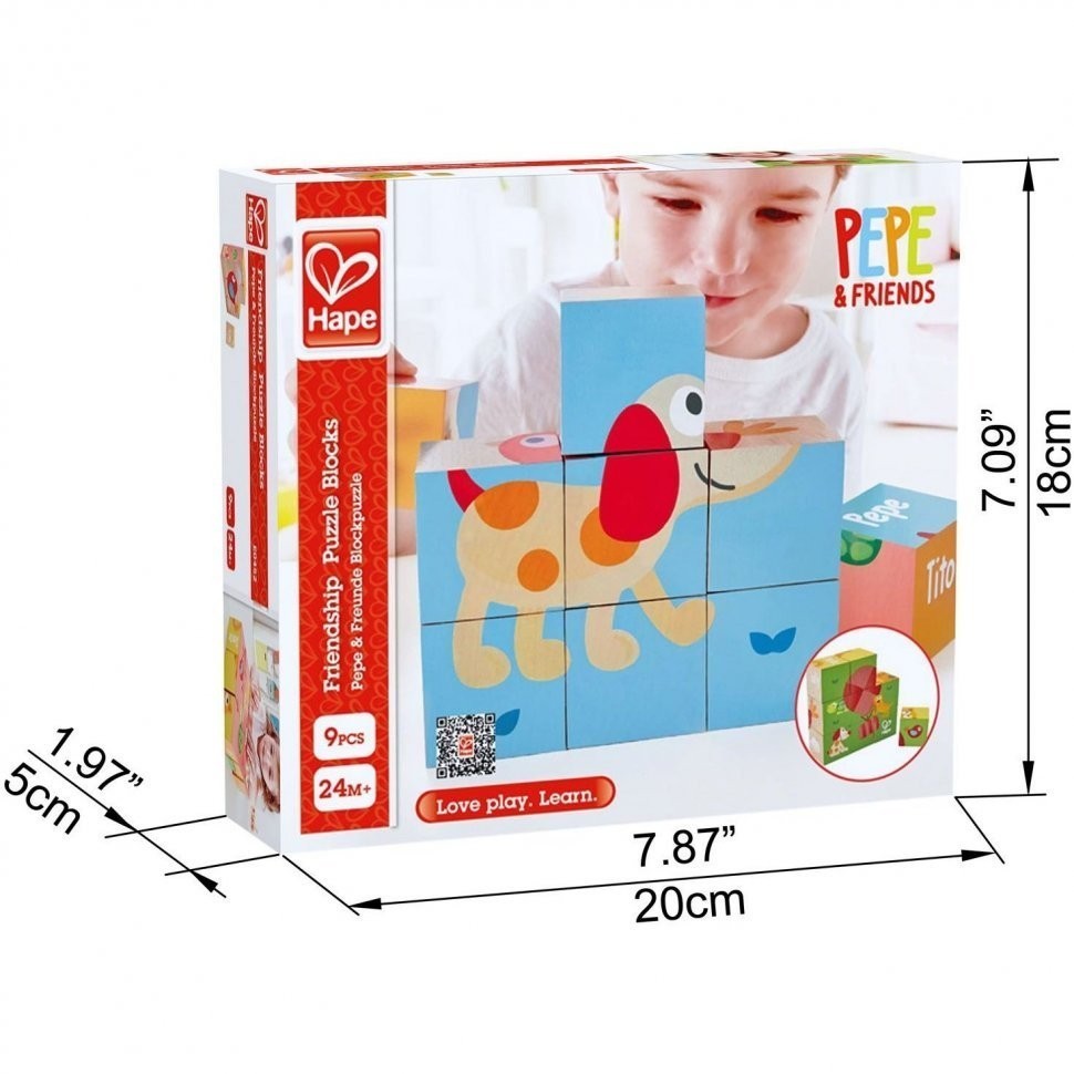 Кубики Лили 9 элементов (E0452_HP)