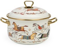 Кастрюля lefard эмалированная с крышкой, серия passage, 3,8л, диа.20см подходит для индук.плит (950-653)