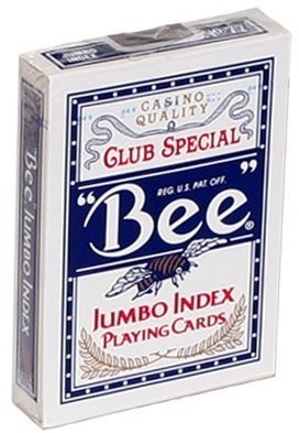 Карты "BEE JUMBO INDEX RED  BLUE" (33587)