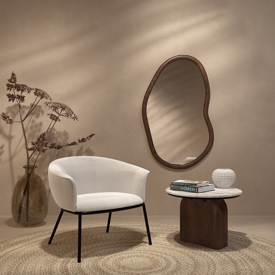 Зеркало настенное torhill, 63х99 см, светло-коричневое (76192)