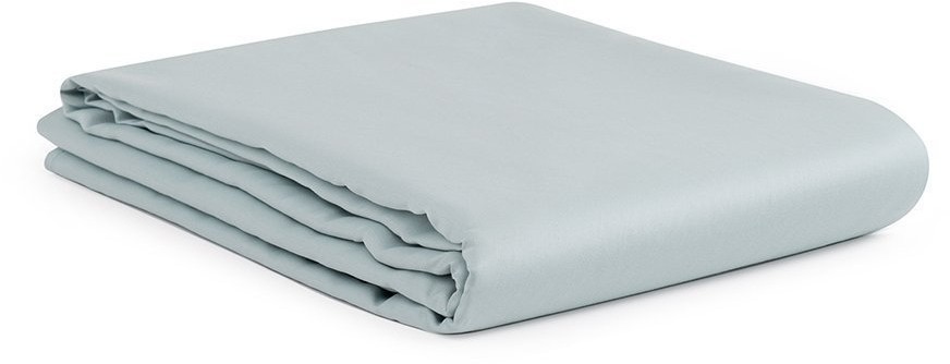 Простыня из сатина голубого цвета из коллекции essential, 240х270 см (70540)