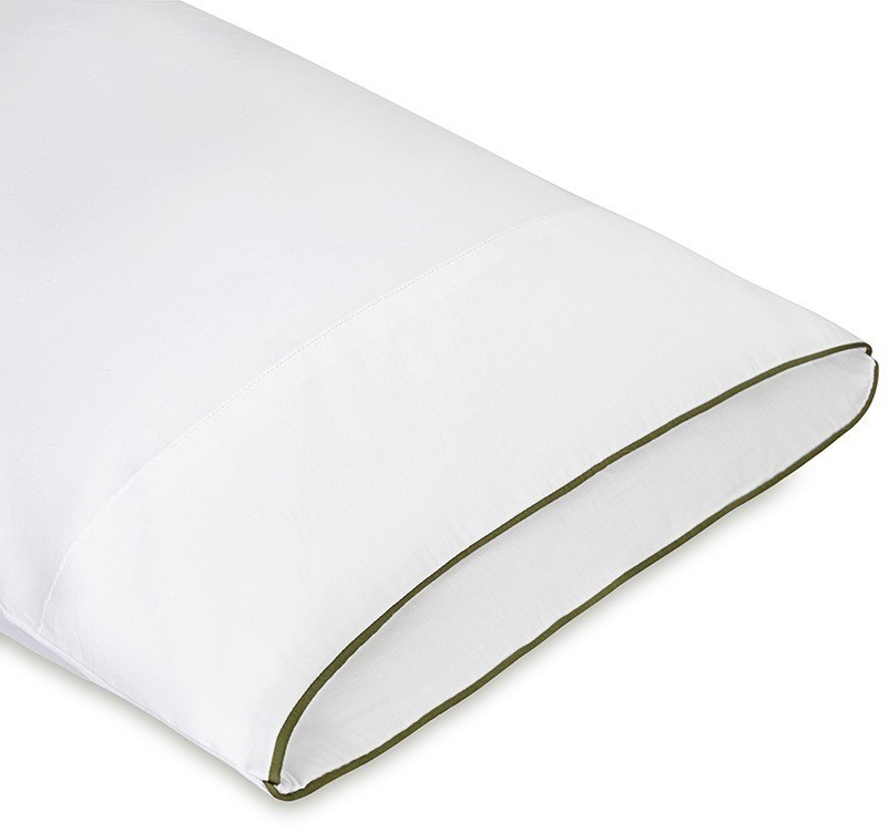 Набор наволочек из сатина из коллекции meditation, olive, 50х70 см (77737)