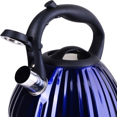 Чайник мет 3,4л пласт/руч,СИНИЙ. Mayer&Boch (31542)