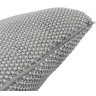 Подушка декоративная из стираного хлопка серого цвета из коллекции essential, 45х45 см (74419)