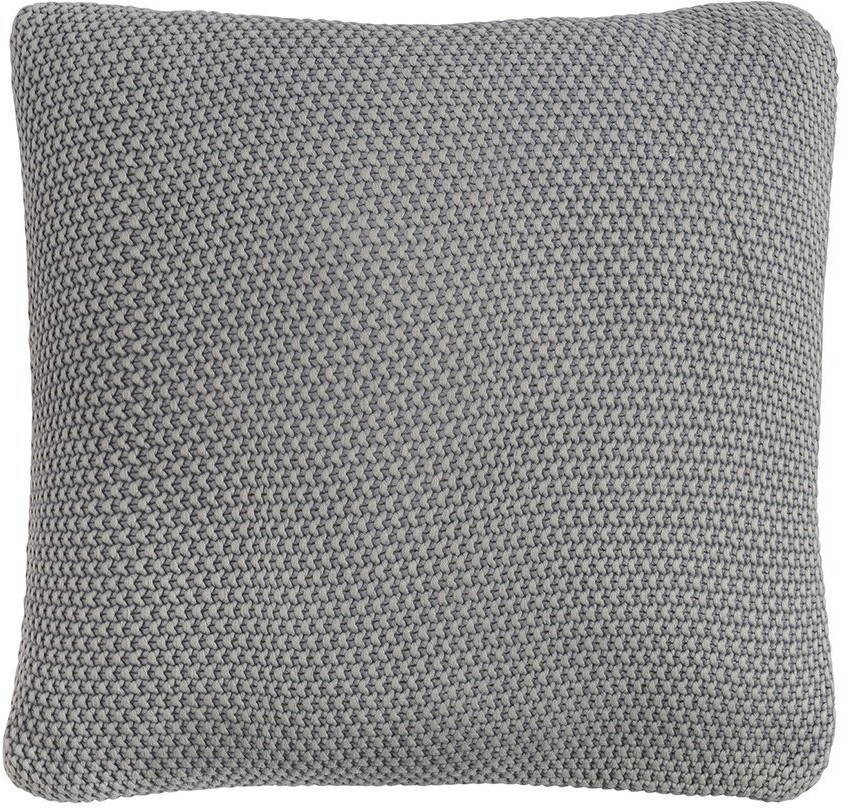 Подушка декоративная из стираного хлопка серого цвета из коллекции essential, 45х45 см (74419)