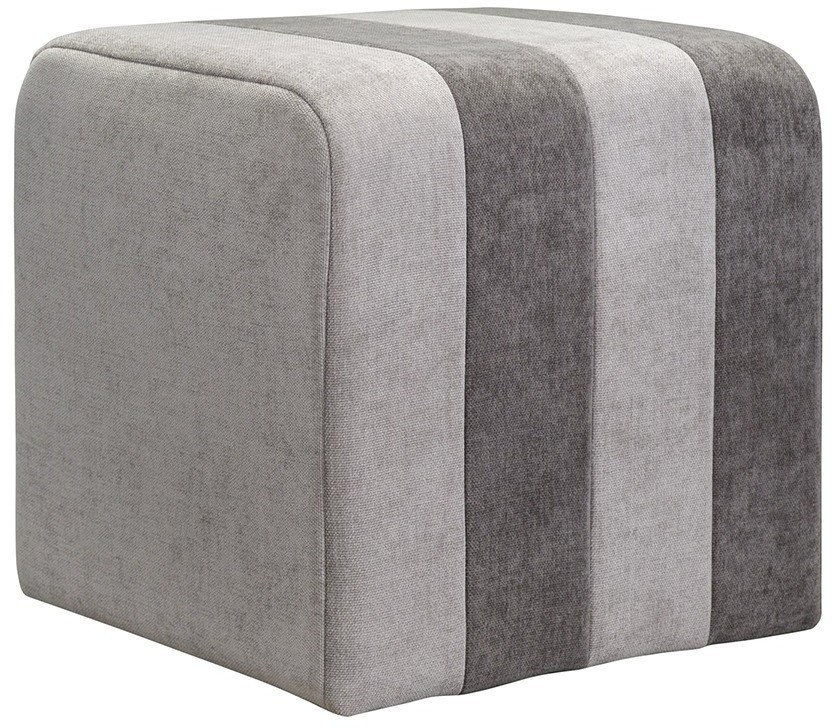 Пуф idar, шенилл, серый (74025)