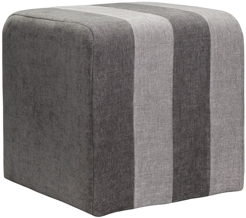 Пуф idar, шенилл, серый (74025)