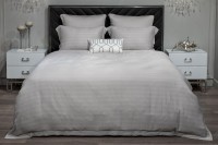 Комплект постельного белья Гарда, бамбук, серый, Двуспальный евро (200*220) (TT-00014566)