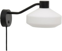 Лампа настенная mayor, 31х14 см, белый плафон, черный матовый каркас (70057)