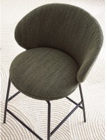 Стул полубарный comfy, рогожка, шпинат (77341)