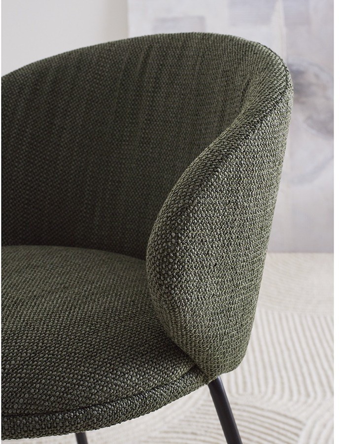 Стул полубарный comfy, рогожка, шпинат (77341)