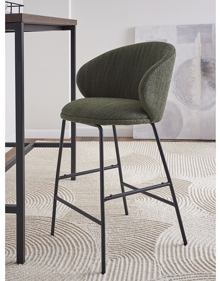 Стул полубарный comfy, рогожка, шпинат (77341)