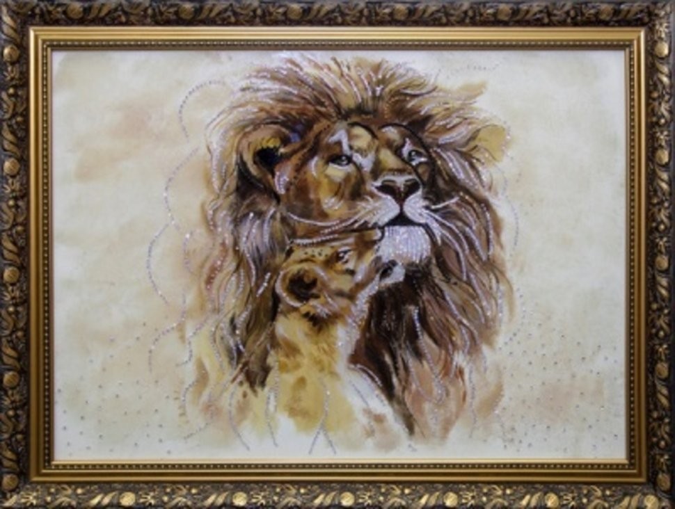 Картина Король Лев 2 с кристаллами Swarovski (2036)