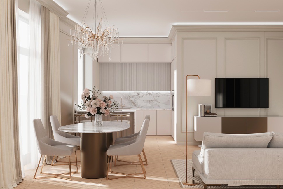 Торшер плафон белый 42*h.155 см (TT-00007305)