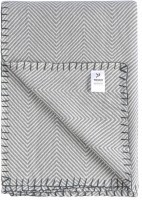 Плед из шерсти мериноса серого цвета из коллекции essential, 130х180 см (77085)