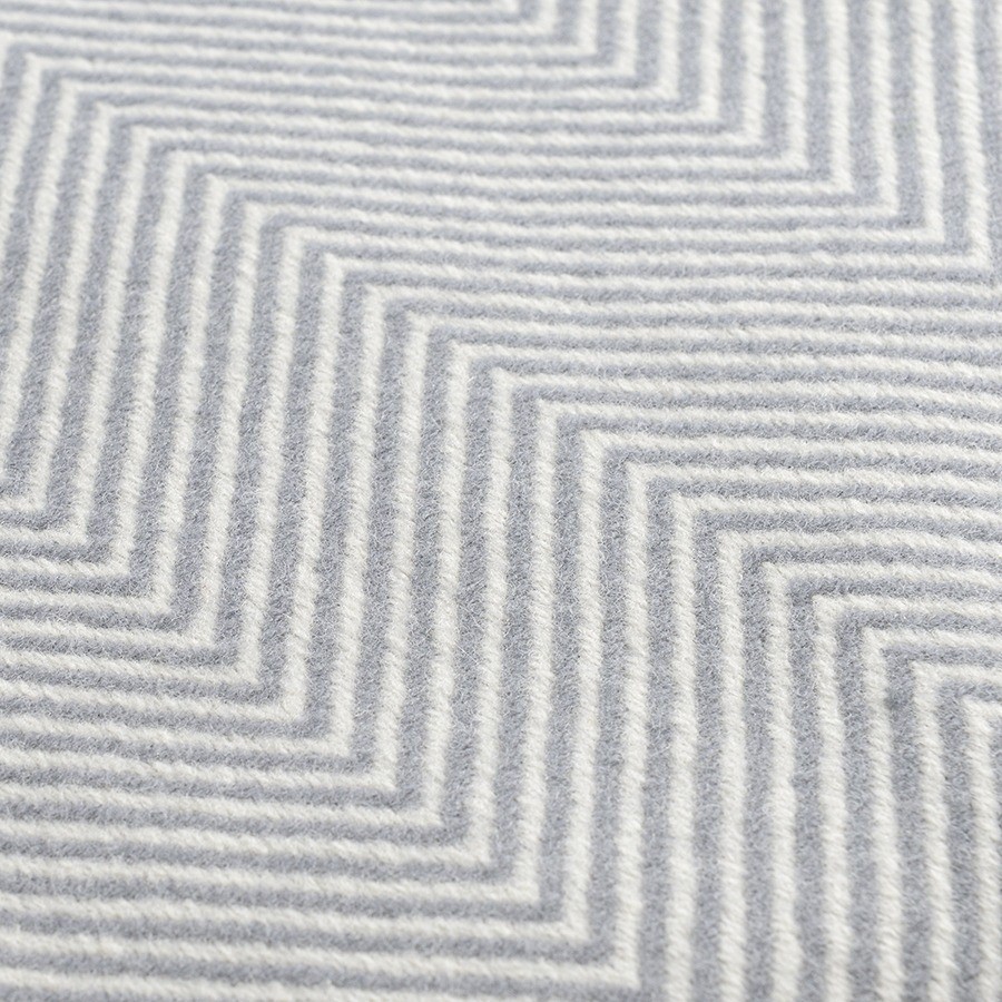 Плед из шерсти мериноса серого цвета из коллекции essential, 130х180 см (77085)