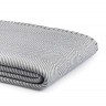 Плед из шерсти мериноса серого цвета из коллекции essential, 130х180 см (77085)