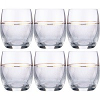 Набор стаканов для виски &quot;viola elegance&quot; из 6 шт. 300 мл. высота=10 см. Bohemia Crystal (674-729)