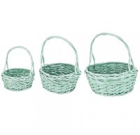 Набор корзин из 3-х шт. l:30*13*33, m:24.5x11x28 , s:19*9*23 см Lefard (177-134)