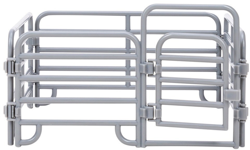 Игрушки фигурки в наборе серии "На ферме", 6 предметов (фермер, 2 козлика, ограждение-загон, инвентарь) (MM205-399)